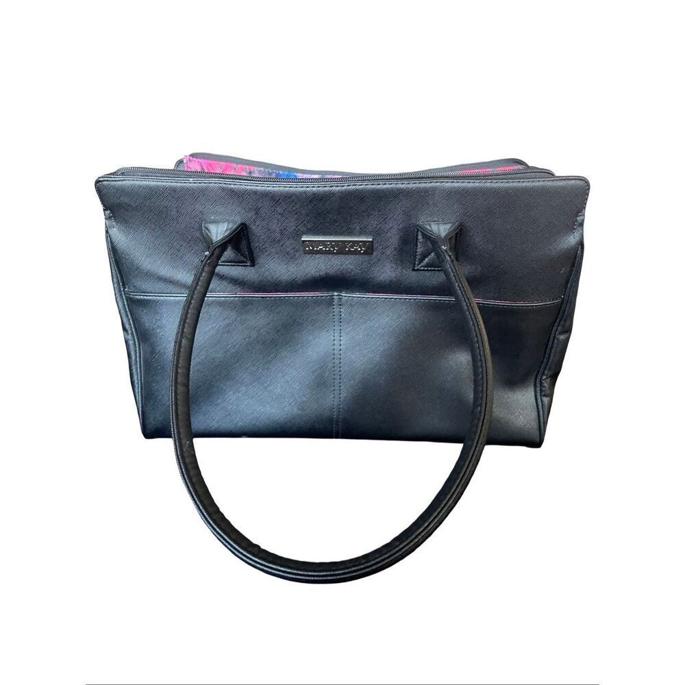 Mary Kay Womens Black Large Double Handles Travel Shoulder Consultant Tote Bag - Picture 10 of 15